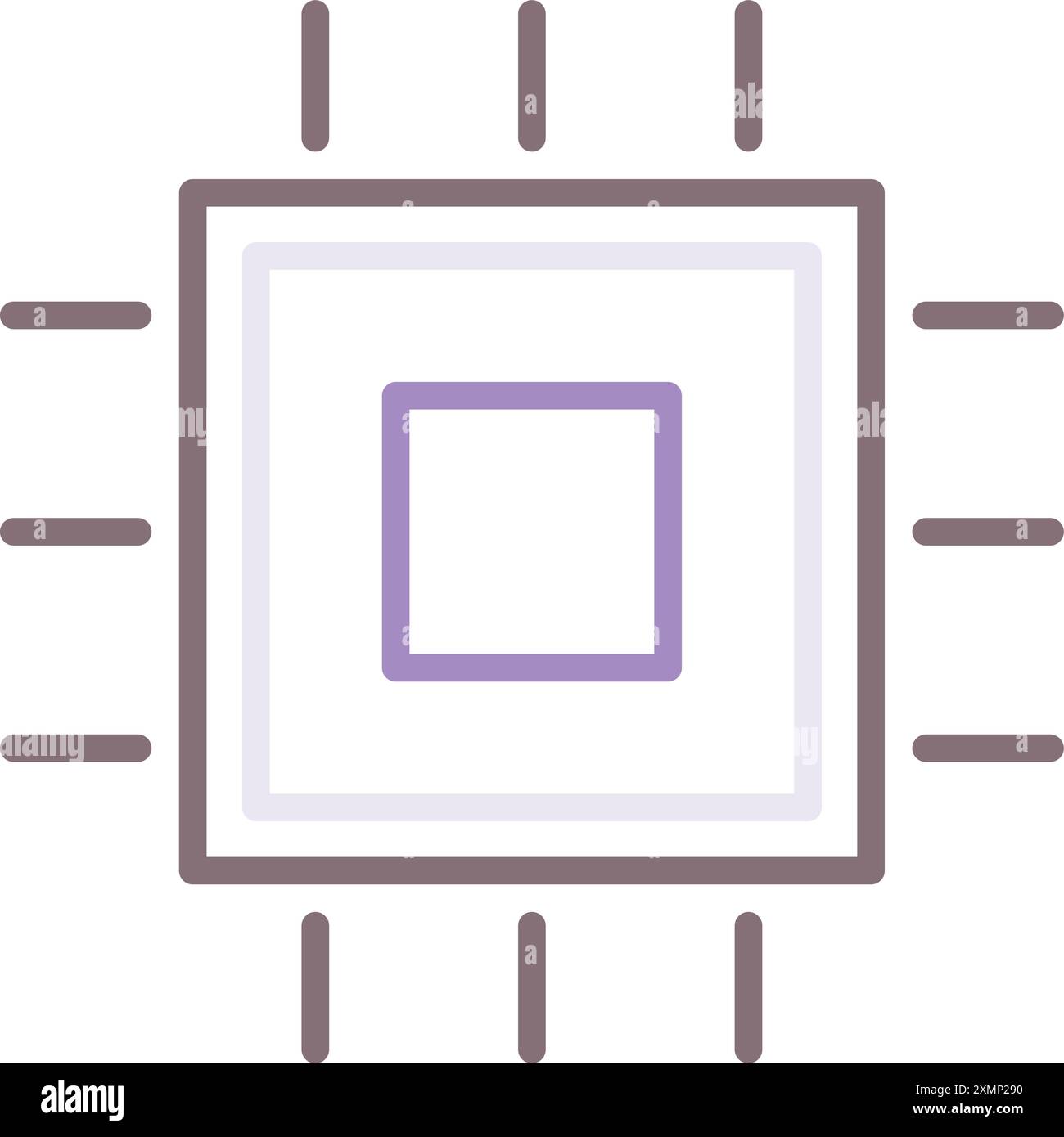 CPU Stock Vector
