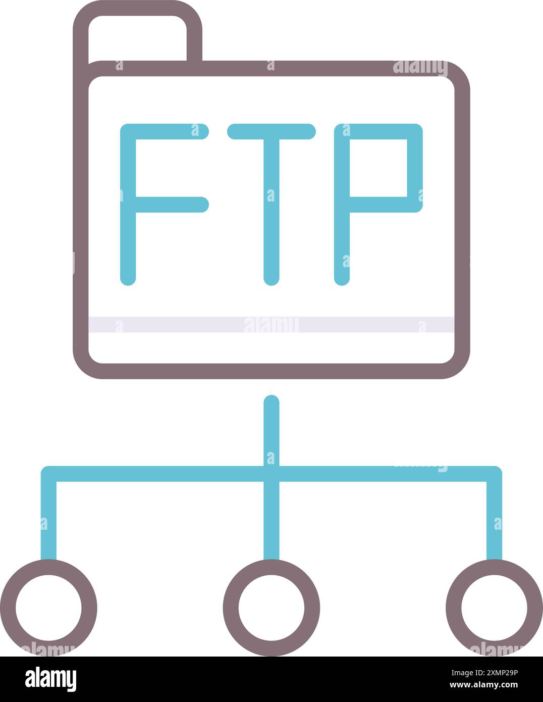 FTP Protocol Stock Vector