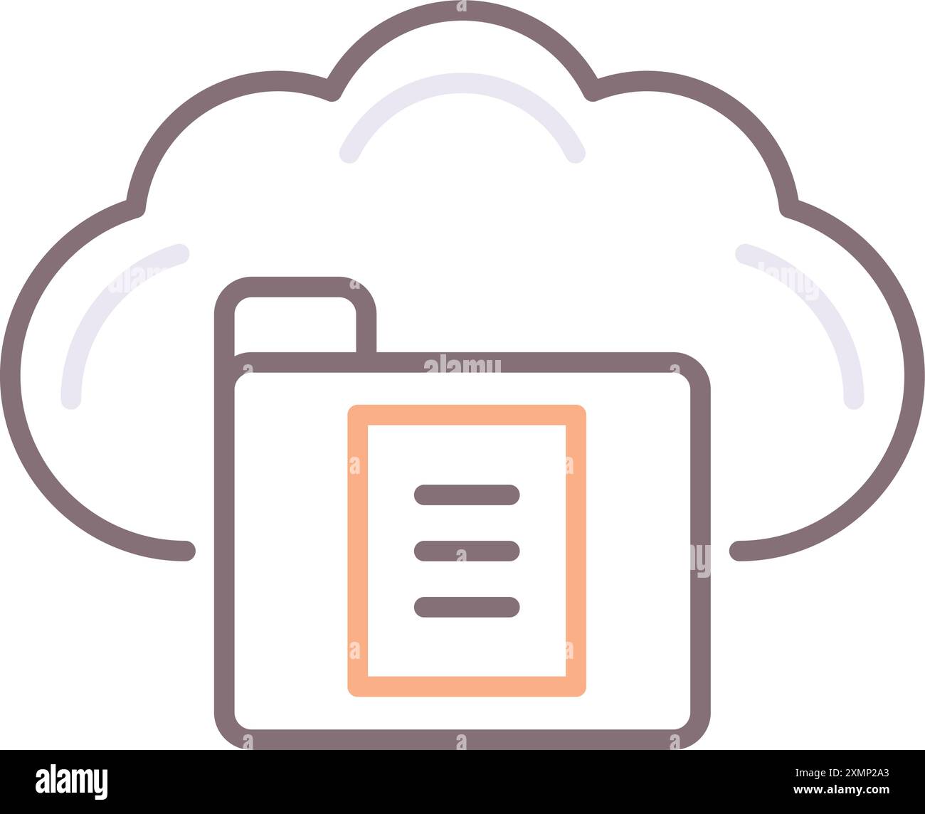 Cloud Storage Stock Vector