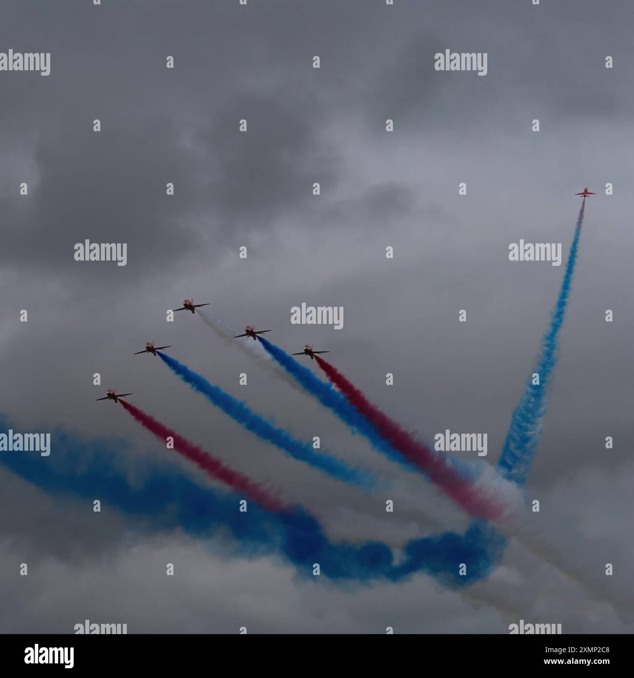 Red Arrows performing performing display at the 2024 Royal ...