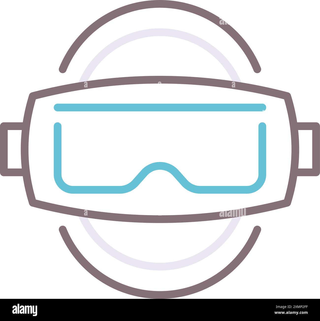 Virtual Reality Stock Vector