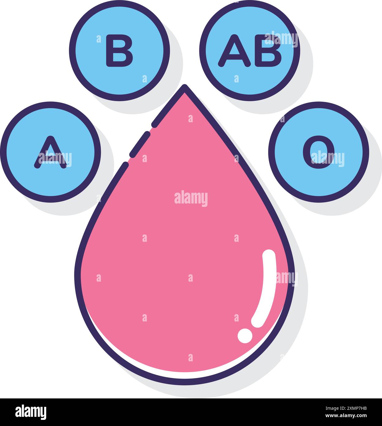Blood Type Stock Vector