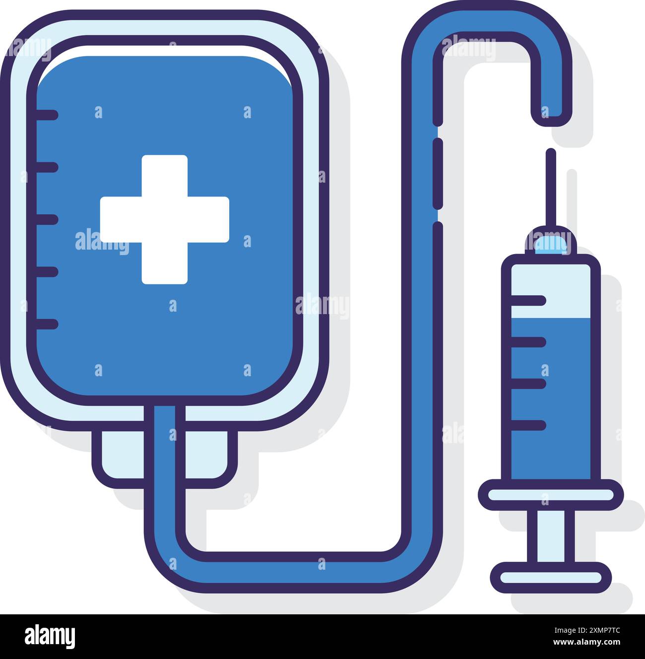 Infusion Therapy Stock Vector