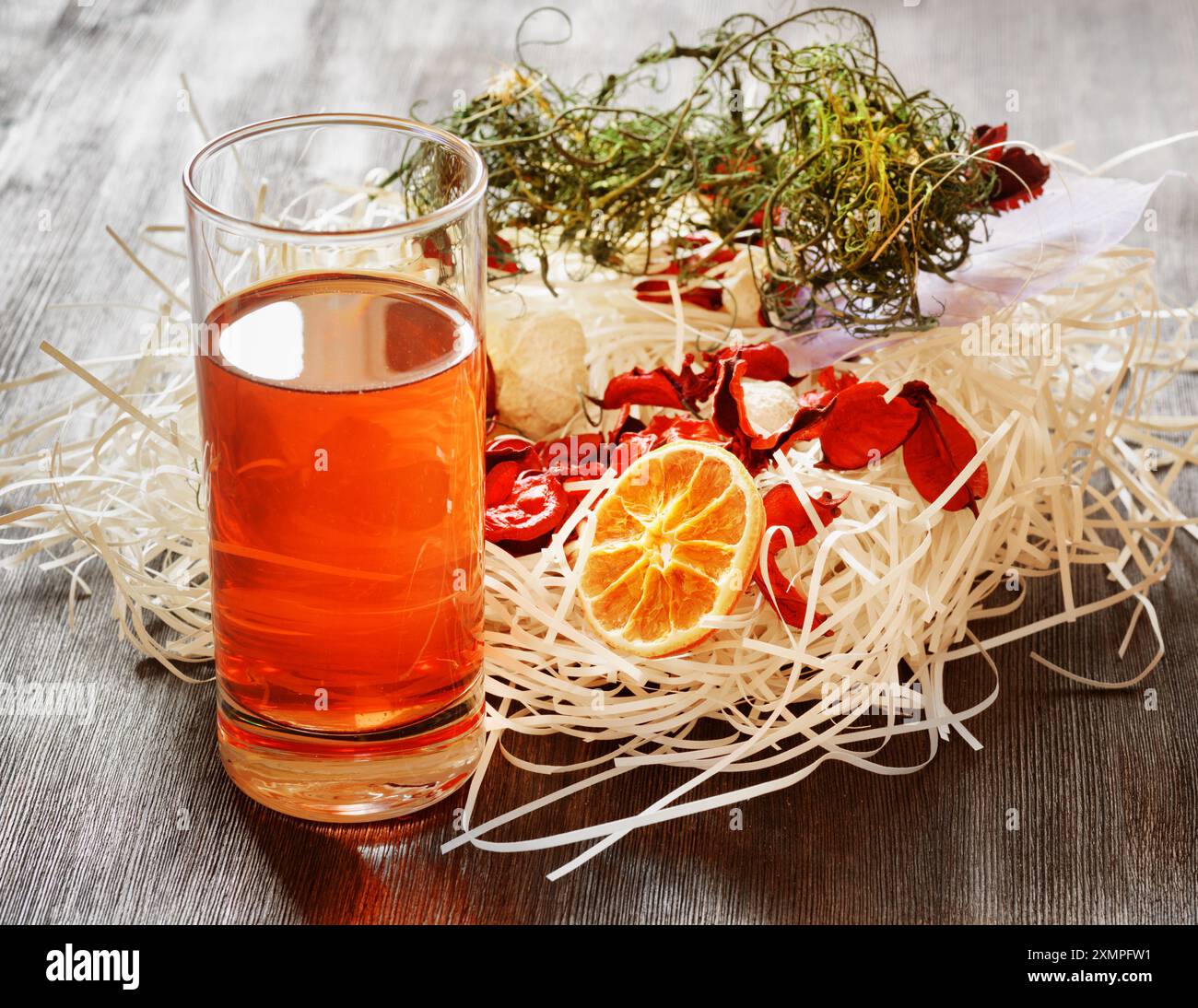 Glass of herbal tea hi-res stock photography and images - Alamy