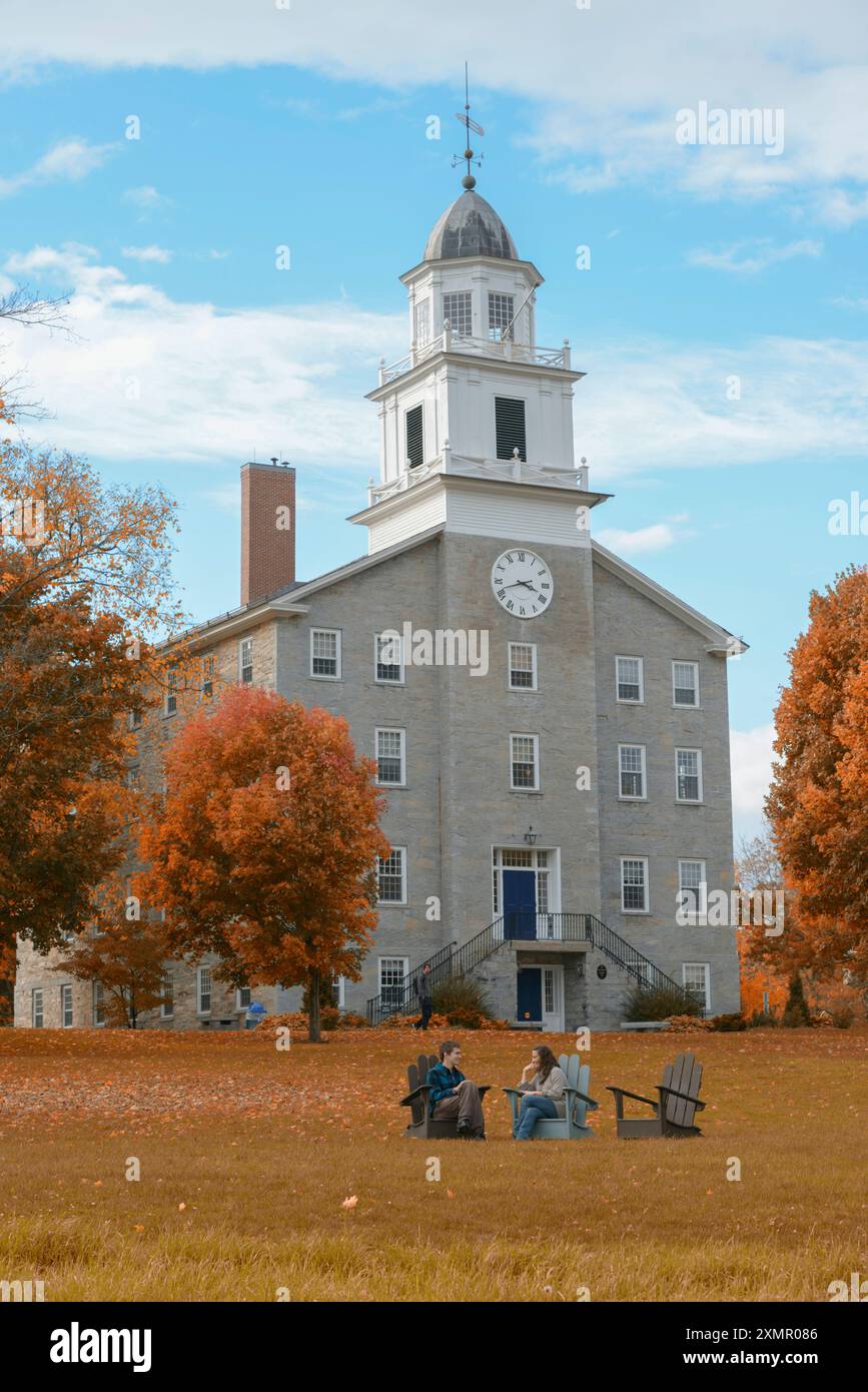 Students at Middlebury College, Middlebury,Vermont USA Stock Photo Alamy