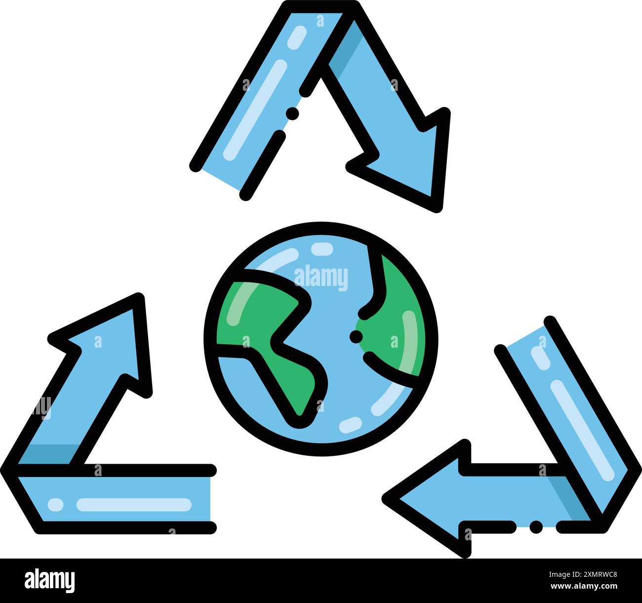 Circular Economy Stock Vector