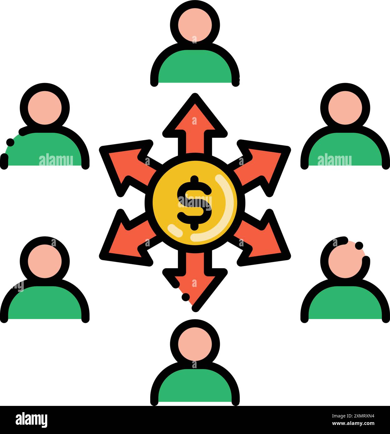 Sharing Economy Stock Vector