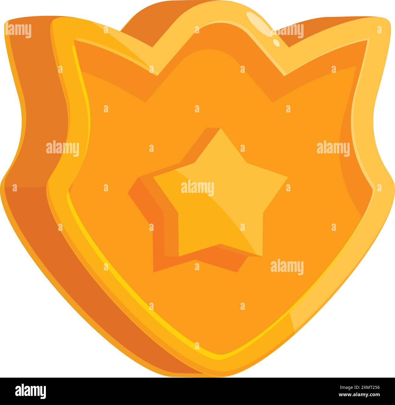 Star on knight shield Stock Vector Images - Alamy