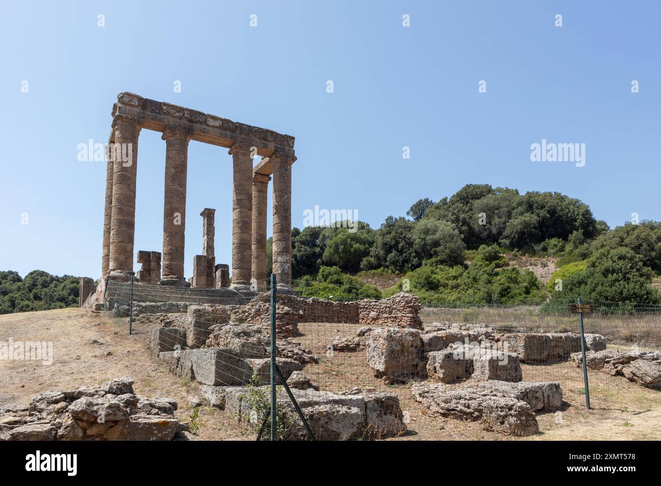 Ancient Temple Ruins under Clear Sky Stock Photo - Alamy
