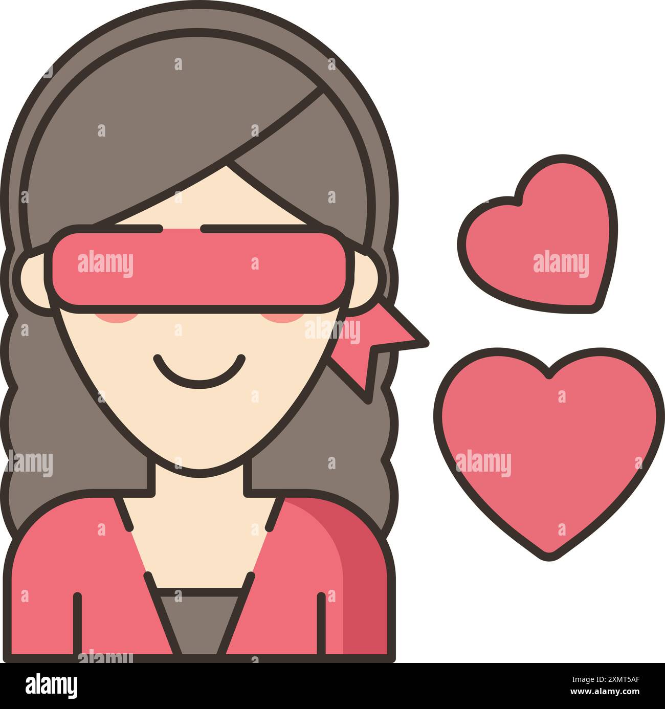 Blind Date Stock Vector