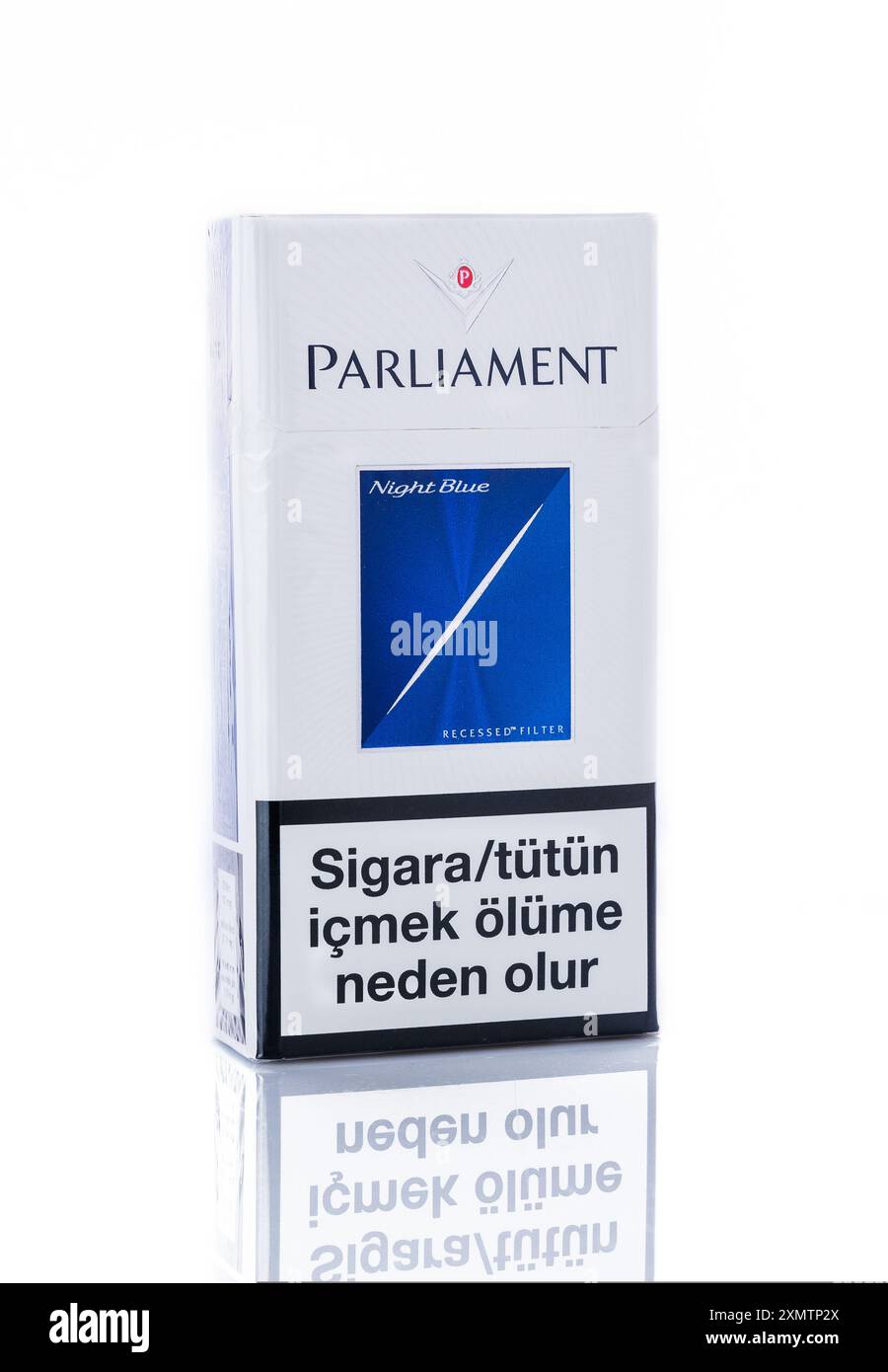 how much is a pack of cigarettes in cyprus Gaziveren, Cyprus -07.23.2024 Pack of cigarettes of Parliament firm on a  white background Stock Photo