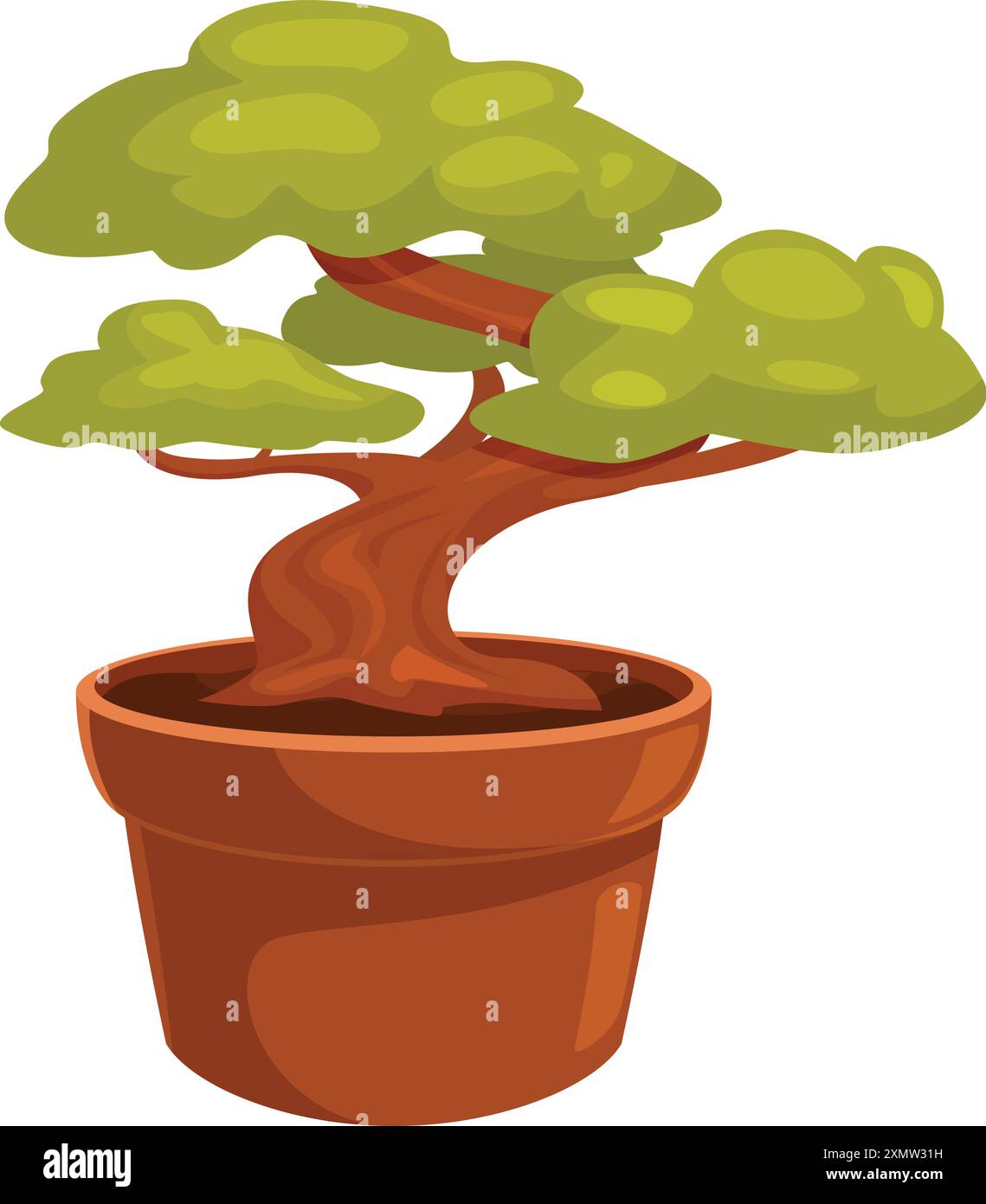 Bonsai detail Stock Vector Images - Alamy