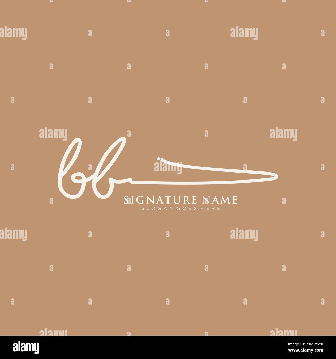 BB Signature Logo Template Stock Vector Image & Art - Alamy