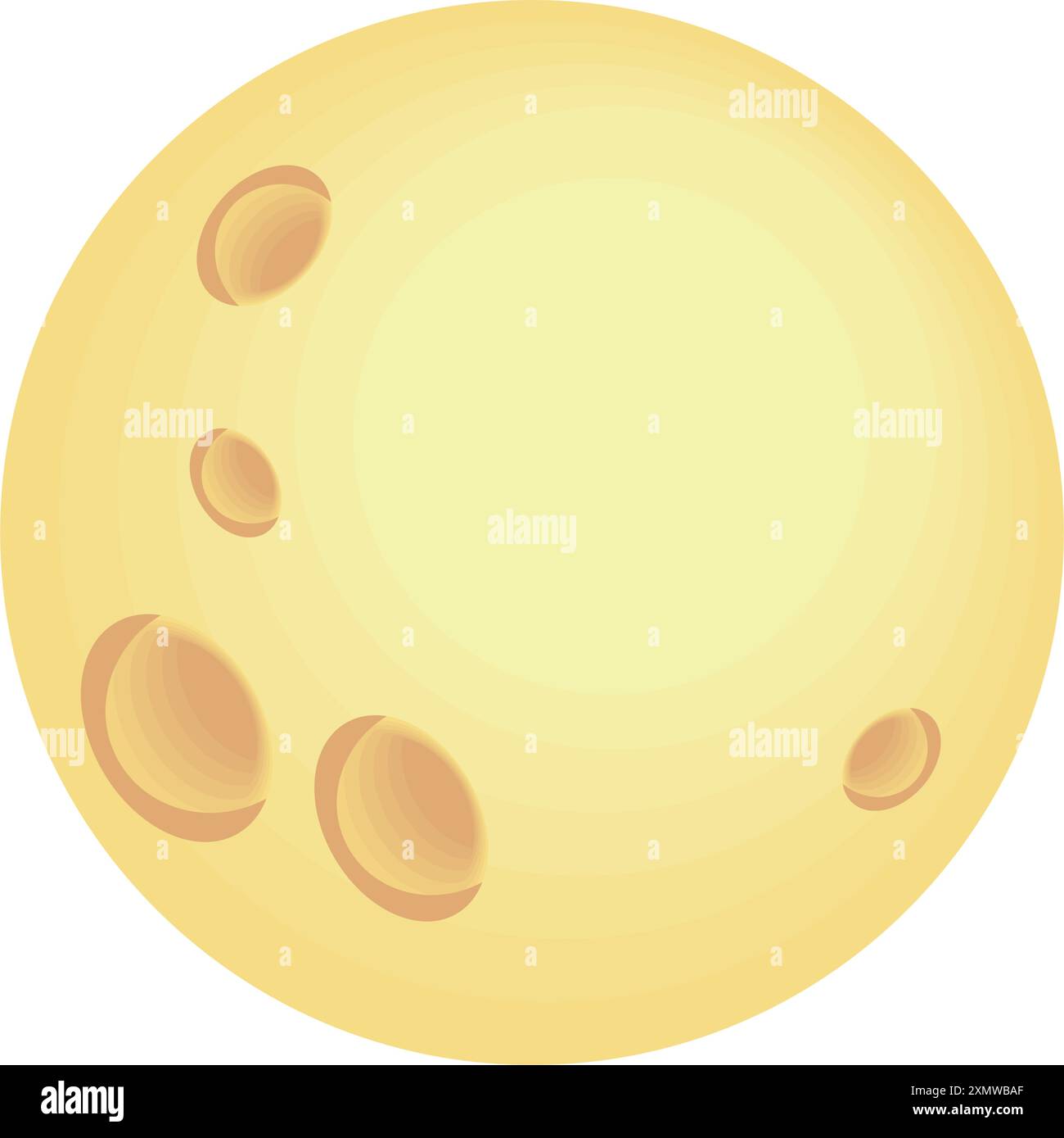 full moon on white background Stock Vector Image & Art - Alamy