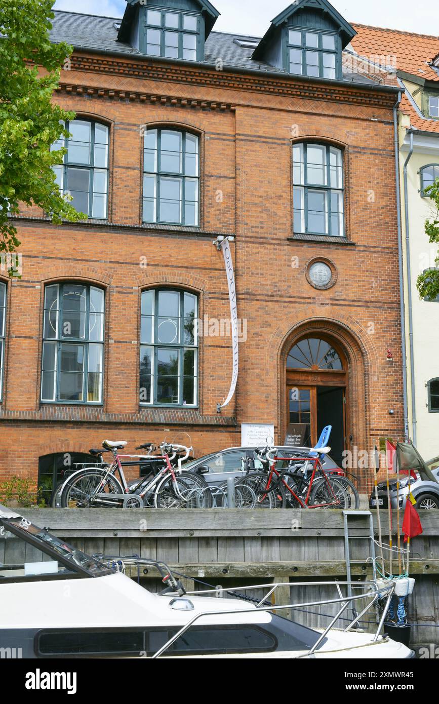 Buildings in the Christianshavn neighborhood of Copenhagen, Denmark, Scandinavia. Stock Photo