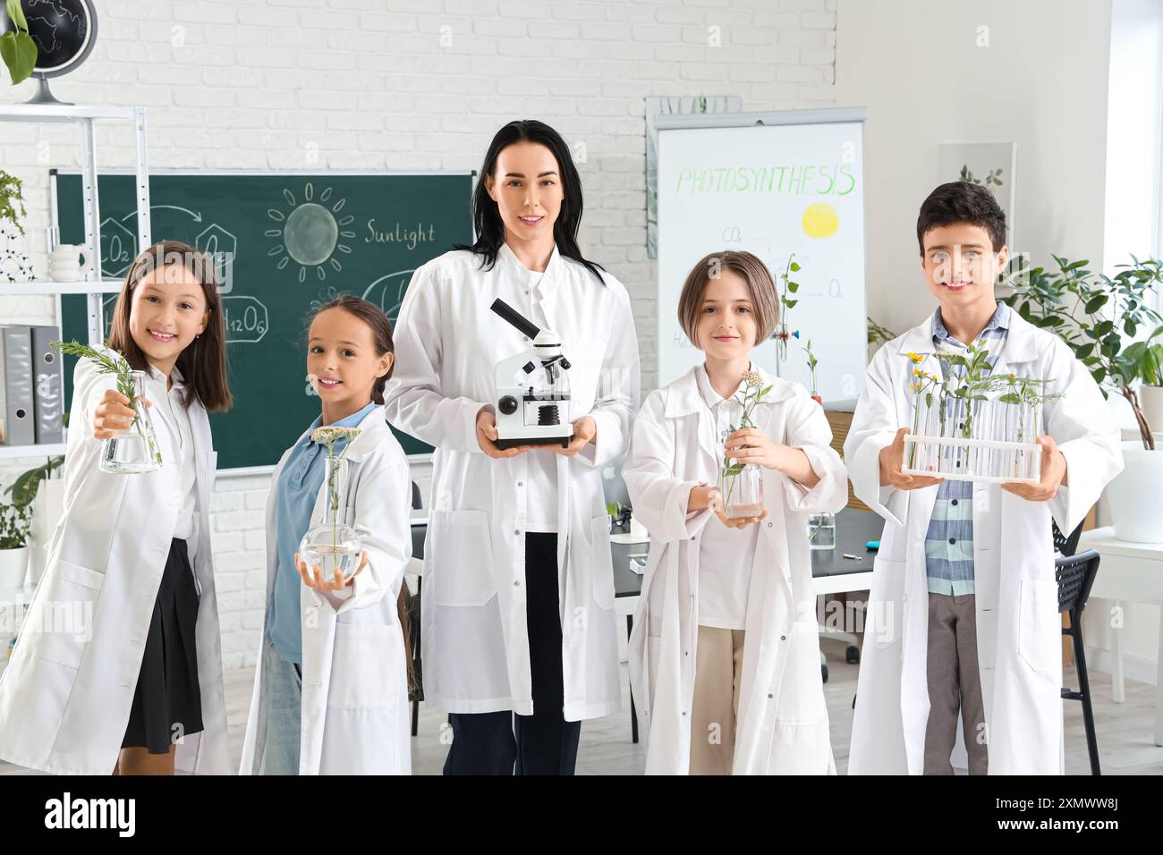 Plants school class hi-res stock photography and images - Alamy