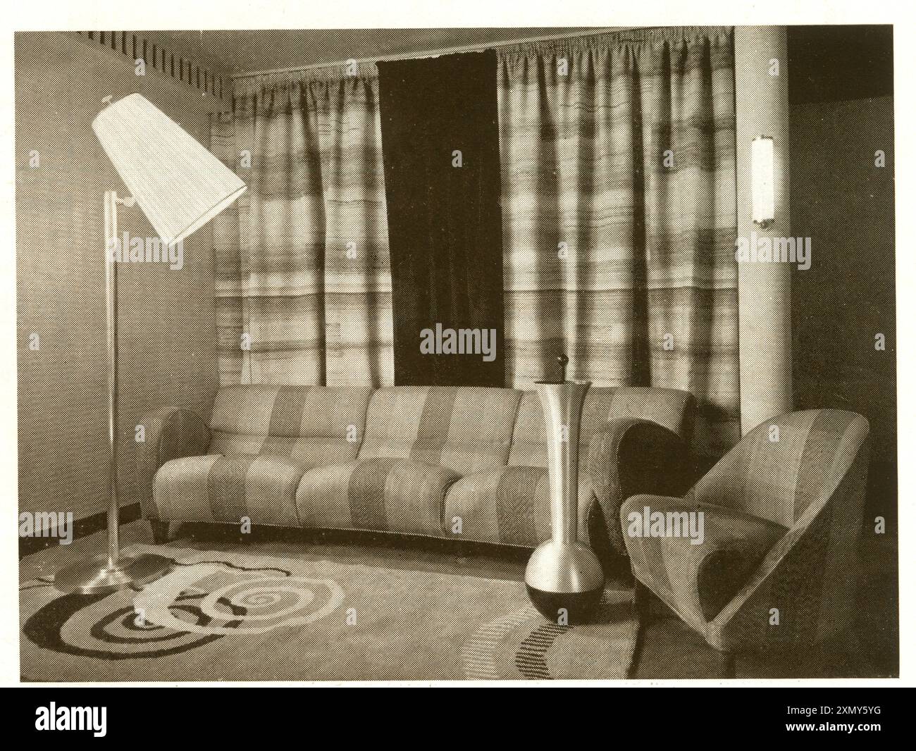 BBC Broadcasting House, Waiting Room on 3rd Floor Stock Photo