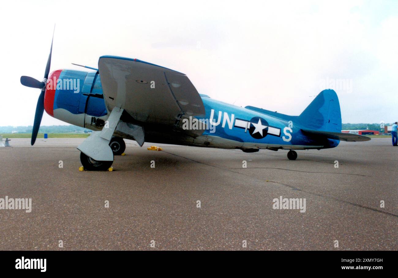 Republic P-47N Thunderbolt N47TB Stock Photo - Alamy