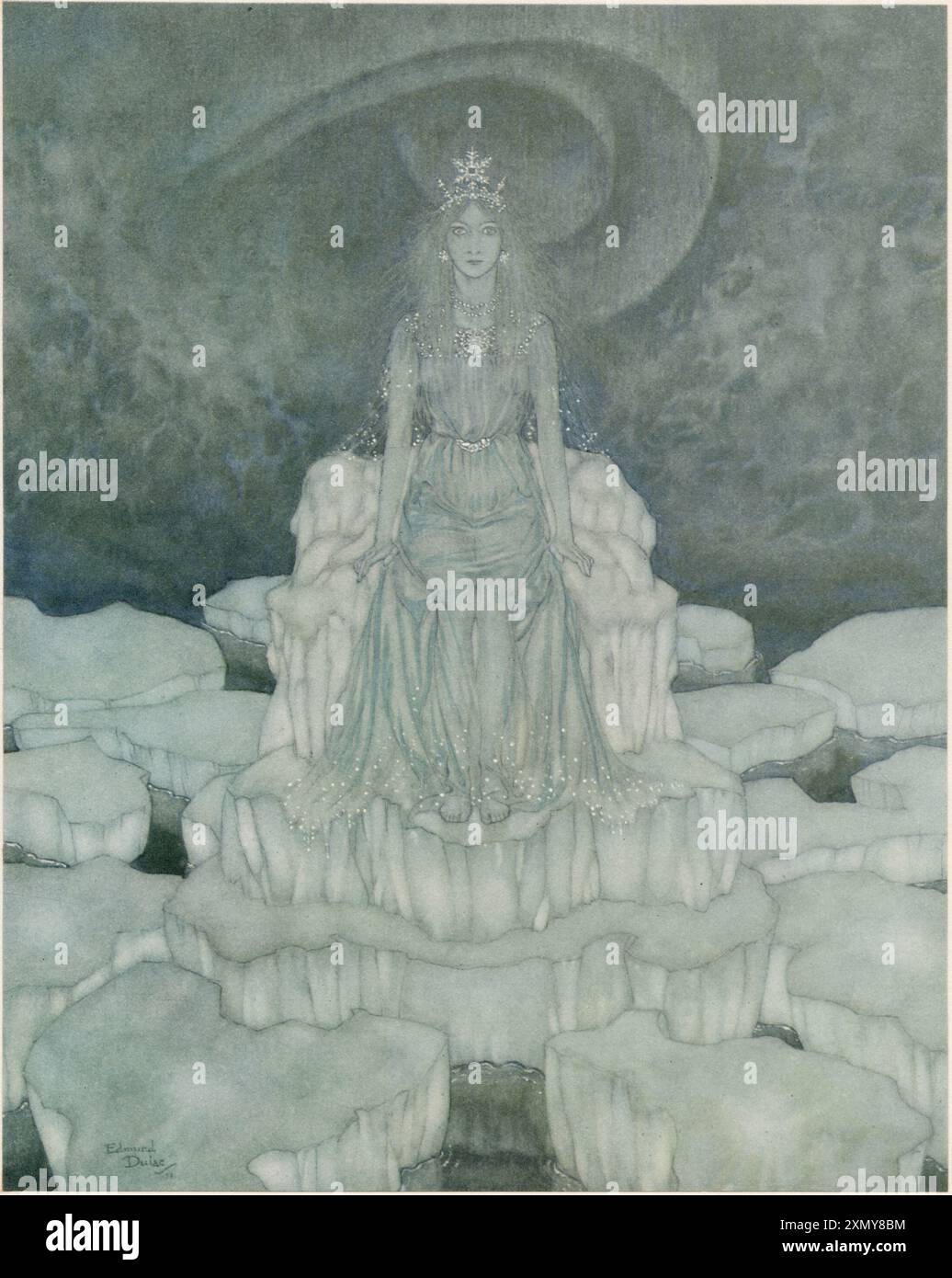 The Snow Queen - Edmund Dulac Stock Photo - Alamy