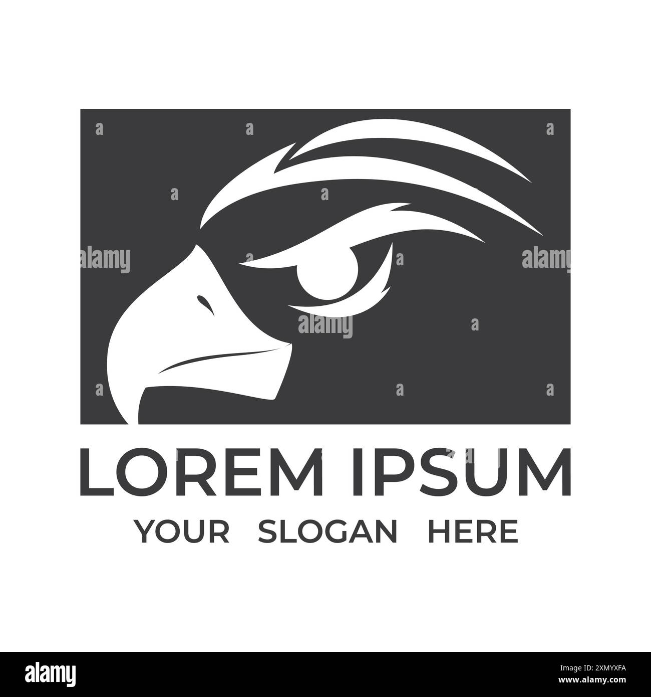 Eagle logo vector illustrations design icon symbols Stock Vector Image ...
