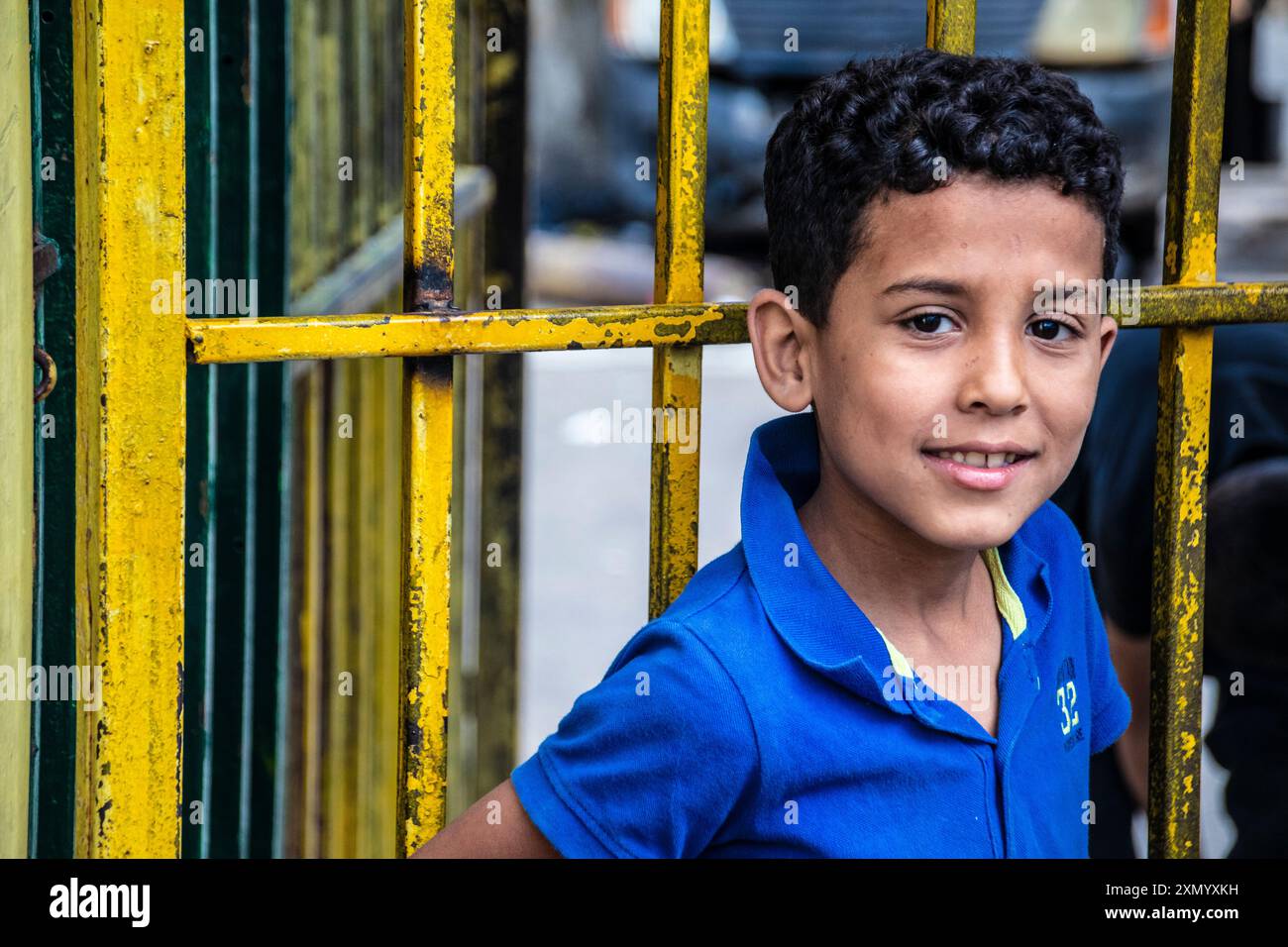 Beirut, Lebanon, 30 July 2024. Palestinian children in the Shatila ...