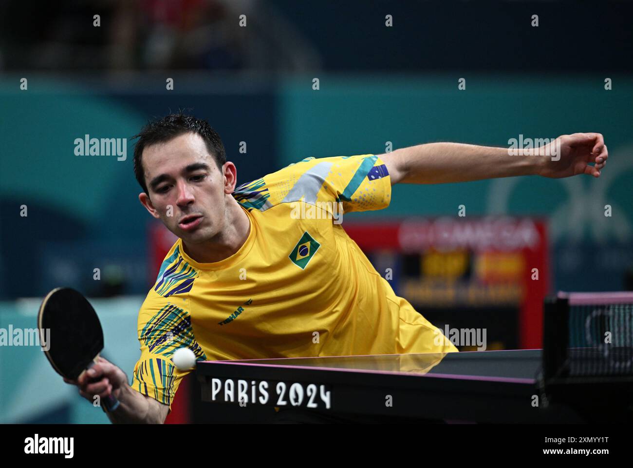 PARIS - FRANCE, July 30, 2024 - OLYMPICS 2024 Brazilian table tennis ...