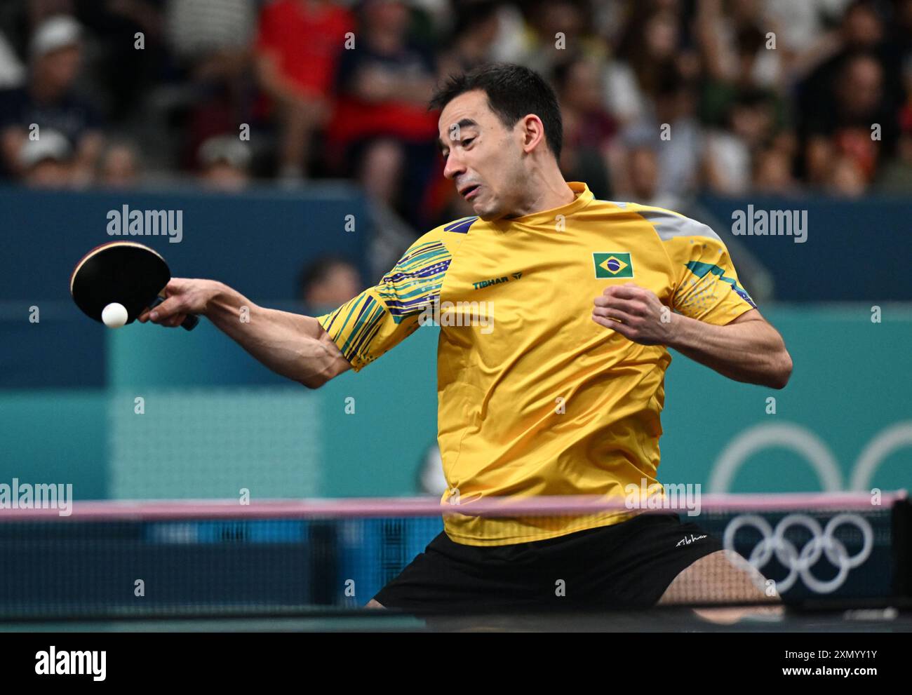 PARIS - FRANCE, July 30, 2024 - OLYMPICS 2024 Brazilian table tennis ...