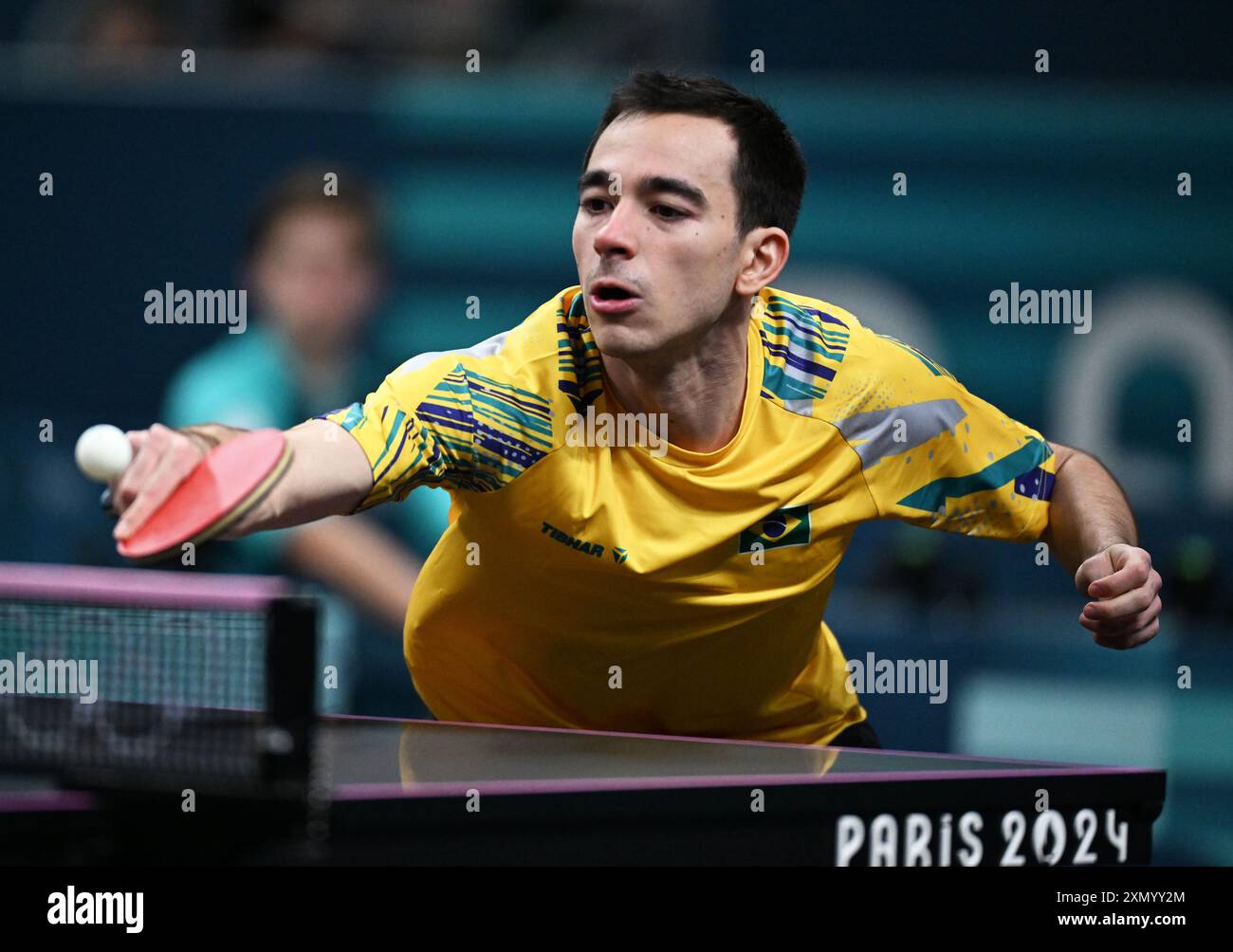 PARIS - FRANCE, July 30, 2024 - OLYMPICS 2024 Brazilian table tennis ...