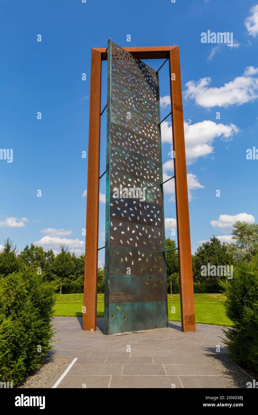 National Memorial Arboretum, site of National Remembrance at Alrewas, near Lichfield, Staffordshire, UK in July - UK Police Memorial Stock Photo