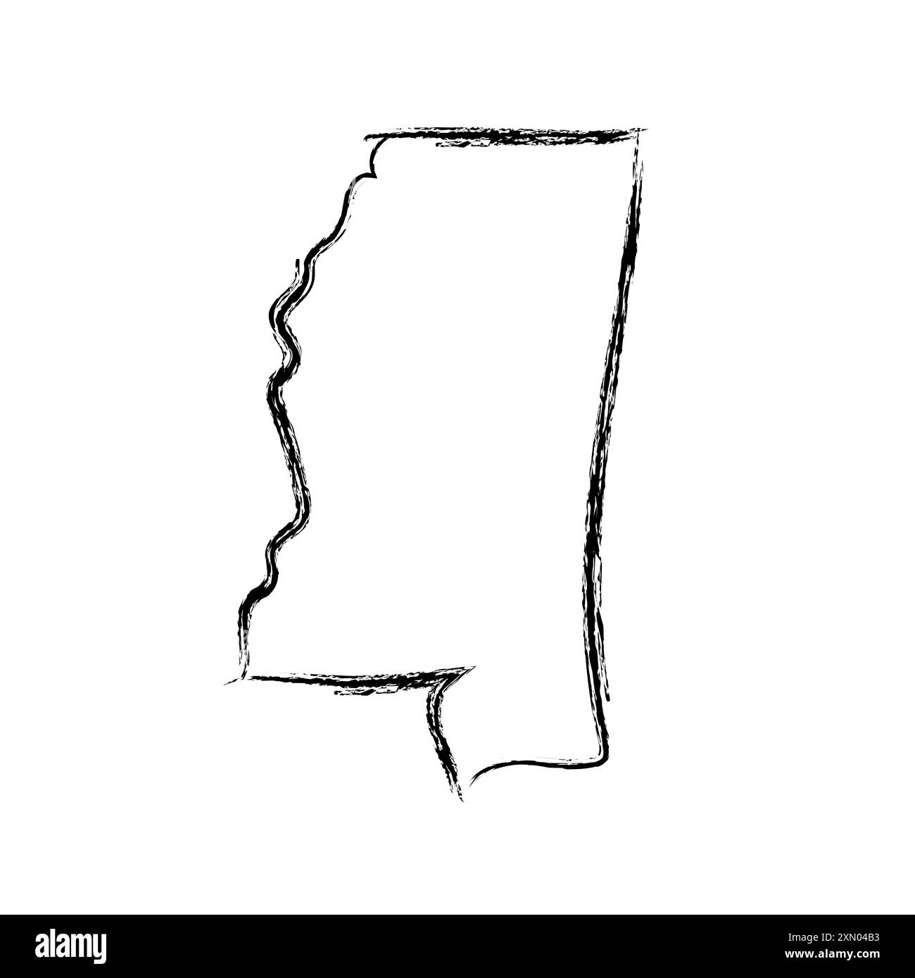 State Outline - Mississippi - Chocolate Musings