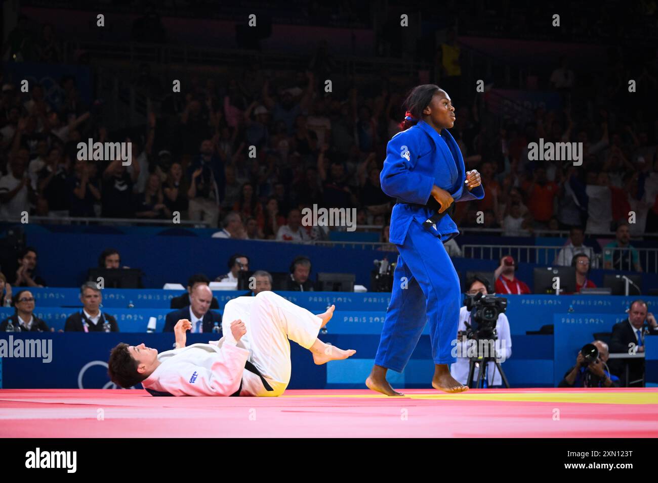 Clarisse Agbegnenou ( FRA ) vs Laura Fazliu ( KOS ), Judo, Women 63 kg