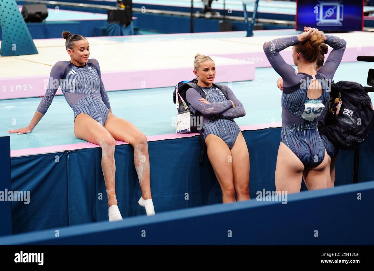 Great Britain's Georgia-Mae Fenton, Ruby Evans and Alice Kinsella ...