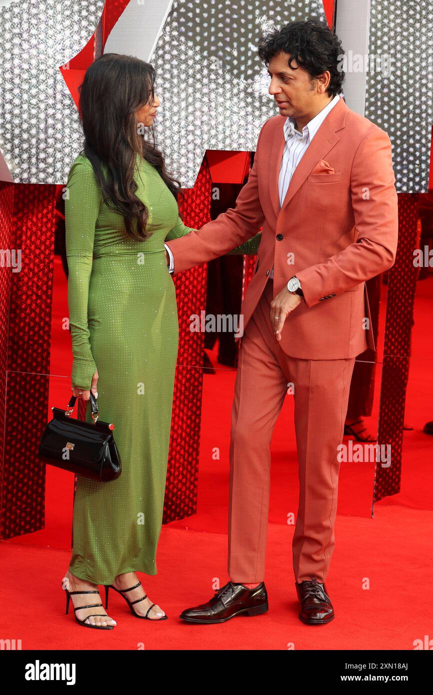 Bhavna Vaswani and M. Night Shyamalan attends the Trap UK Special