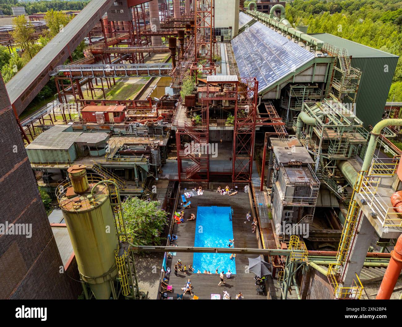 Zollverein Coking Plant Swimming Pool, Essen, Ruhr Area, North