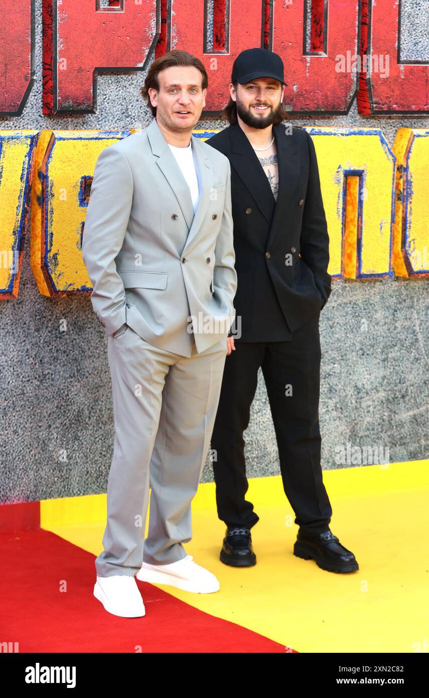 Paul Woody and Paul Klieny attending the DEADPOOL & WOLVERINE UK Sneak