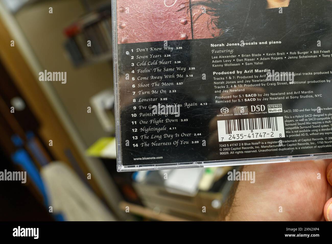 Norah Jones – Come Away With Me, Blue Note – 7243 5 41747 2 8 SACD Norah Jones – Come Away With Me, Blue Note – 7243 5 41747 2 8 SACD