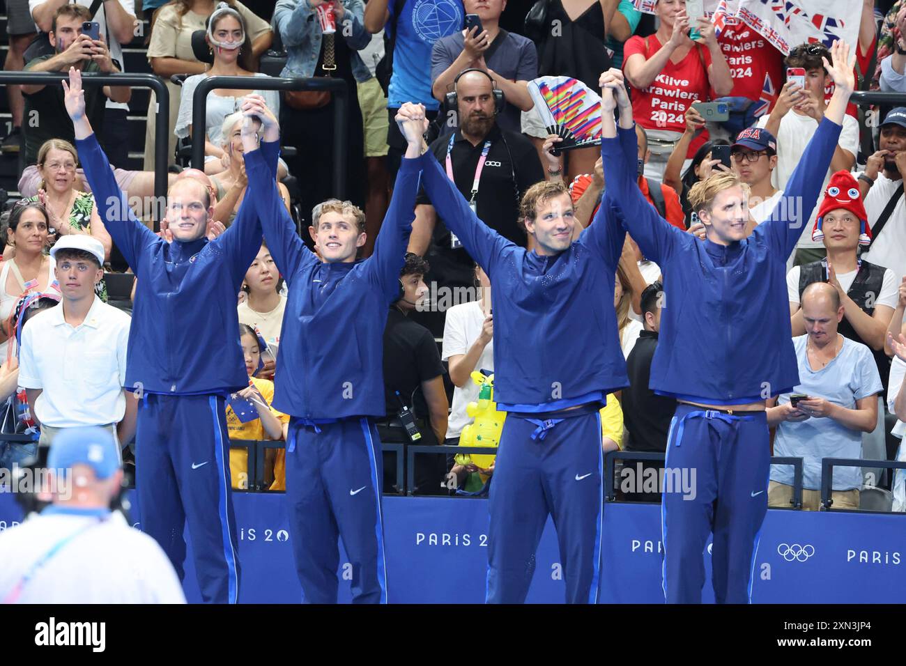 Paris, Ile de France, France. 30th July, 2024. Luke Hobson (USA