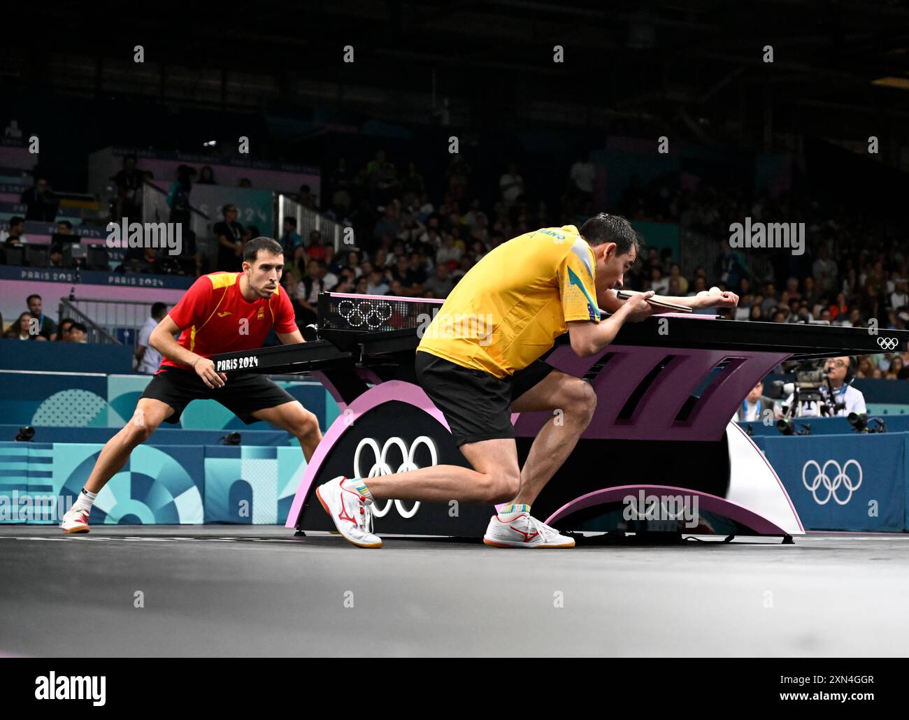 Calderano PARIS - FRANCE, July 30, 2024 - OLYMPICS 2024 Brazilian table tennis ...