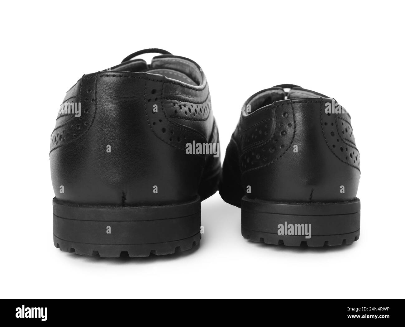 Big and small shoes isolated on white Stock Photo - Alamy