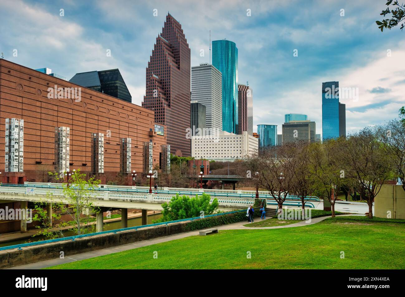 Downtown Houston skyline, Texas, USA. Stock Photo