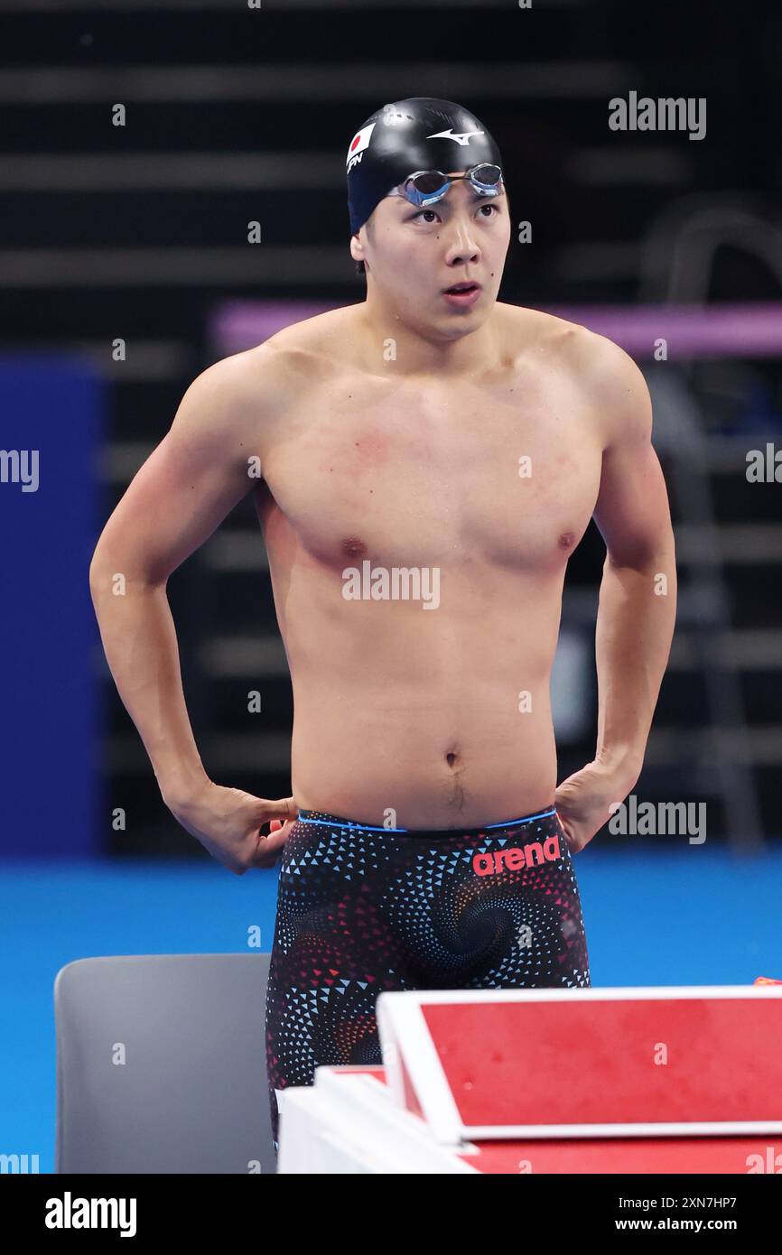 Nanterre, France. 30th July, 2024. Konosuke Yanagimoto (JPN) Swimming