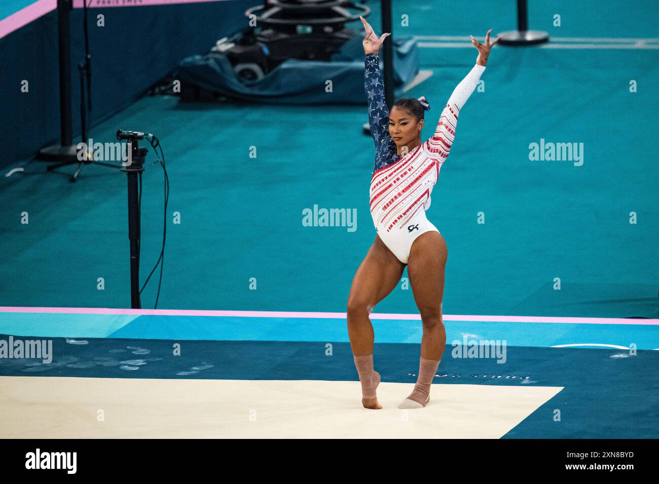 Jordan Chiles (USA), Artistic Gymnastics, Women's Team Final during the