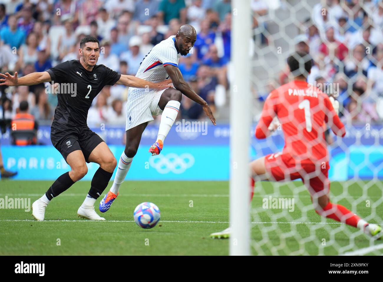 Jean-Philippe Mateta (France), Michael Boxall (New Zealand) and Alex ...