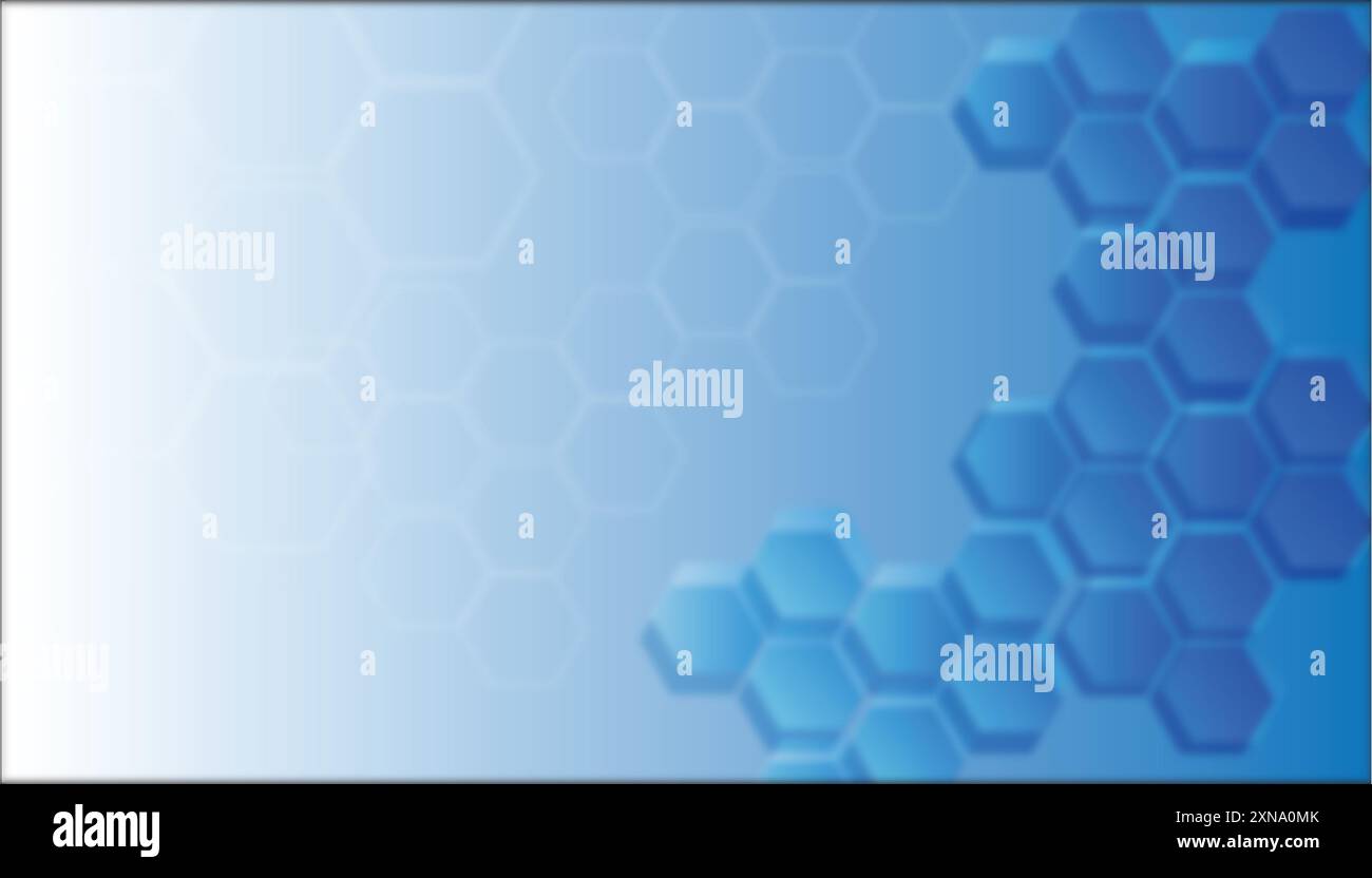 Abstract technology hexagons background. Digital illustration Stock ...