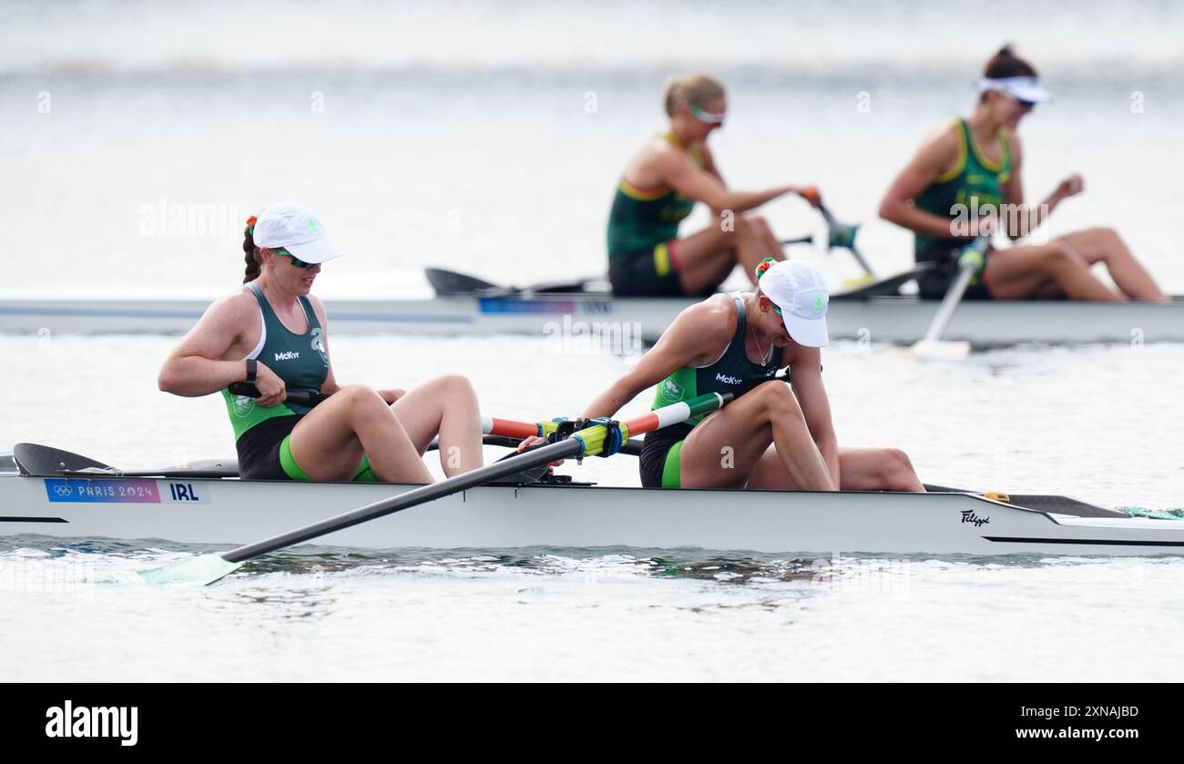 Ireland's Aifric Keogh and Fiona Murtagh during the Women's Pair Semi ...