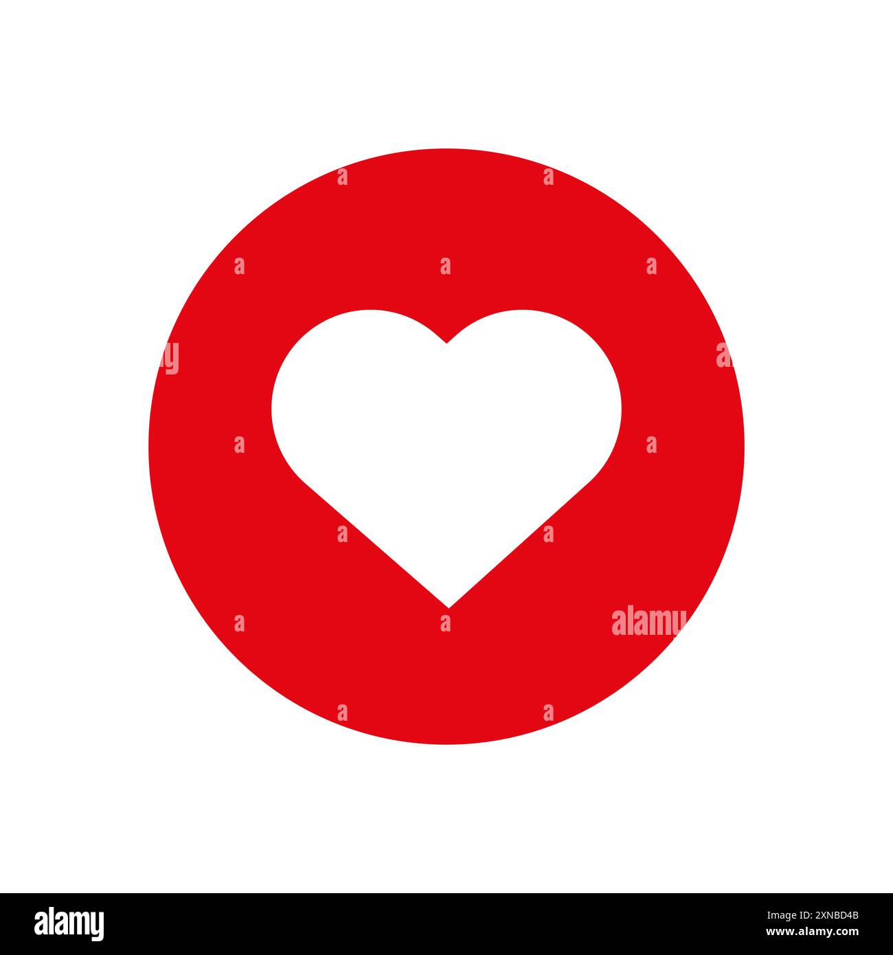 Heart round badge hi-res stock photography and images - Alamy