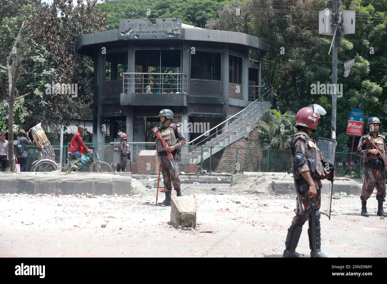 Bangladesh Ripot Rashad Dhaka, Bangladesh - July 19, 2024: Quota reformers clash with Law ...