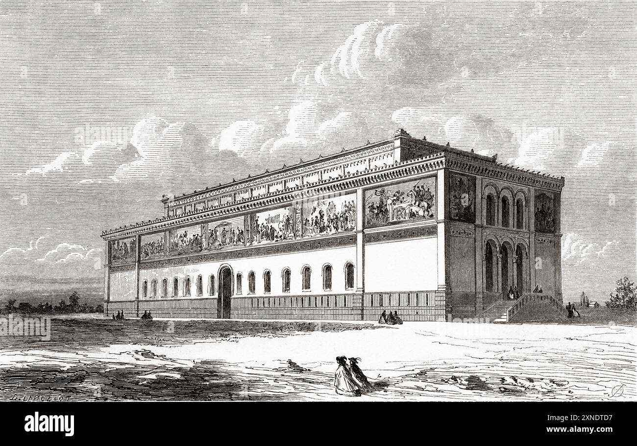 The Alte Pinakothek art museum located in the Kunstareal area, Munich ...