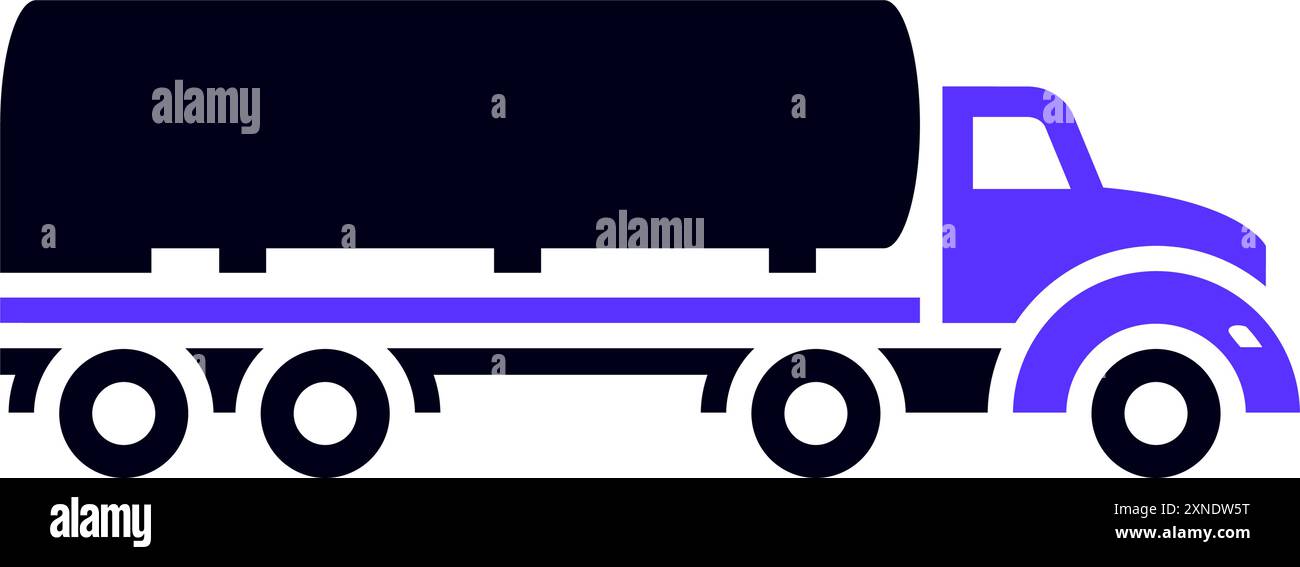Tanker truck side view vector hi-res stock photography and images - Alamy