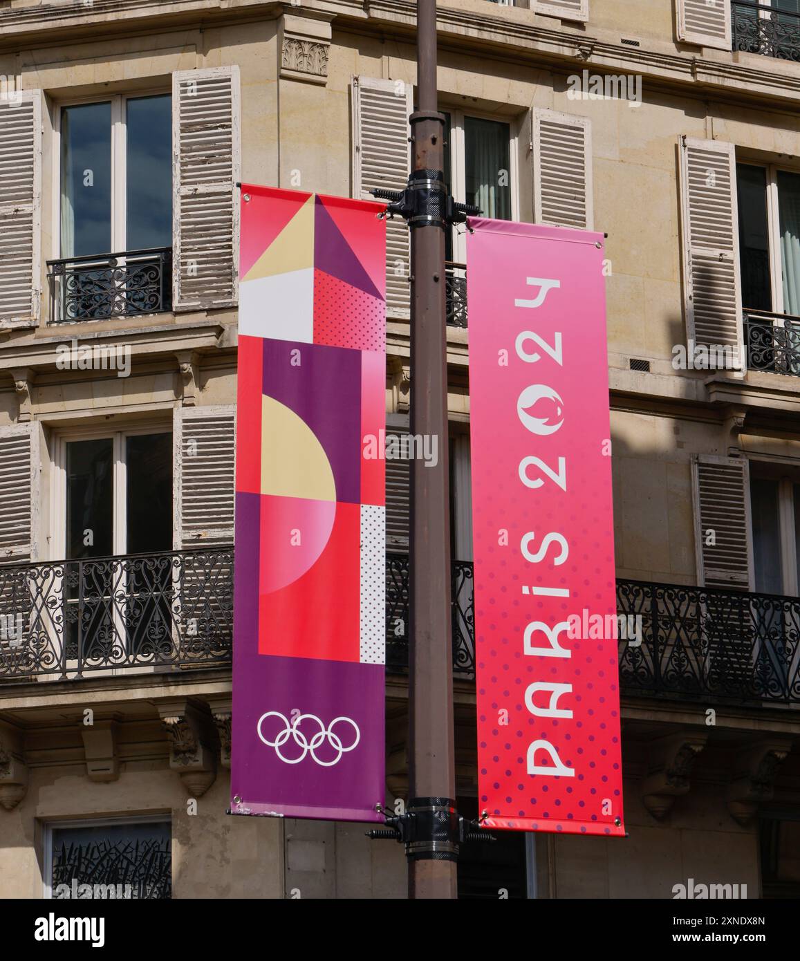 Banderole Jeux Olympiques Paris 2024 – Banner Olympics